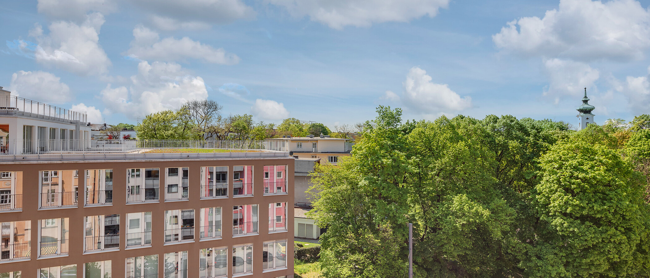 квартира München Altbogenhausen 03 вид из окна 11531