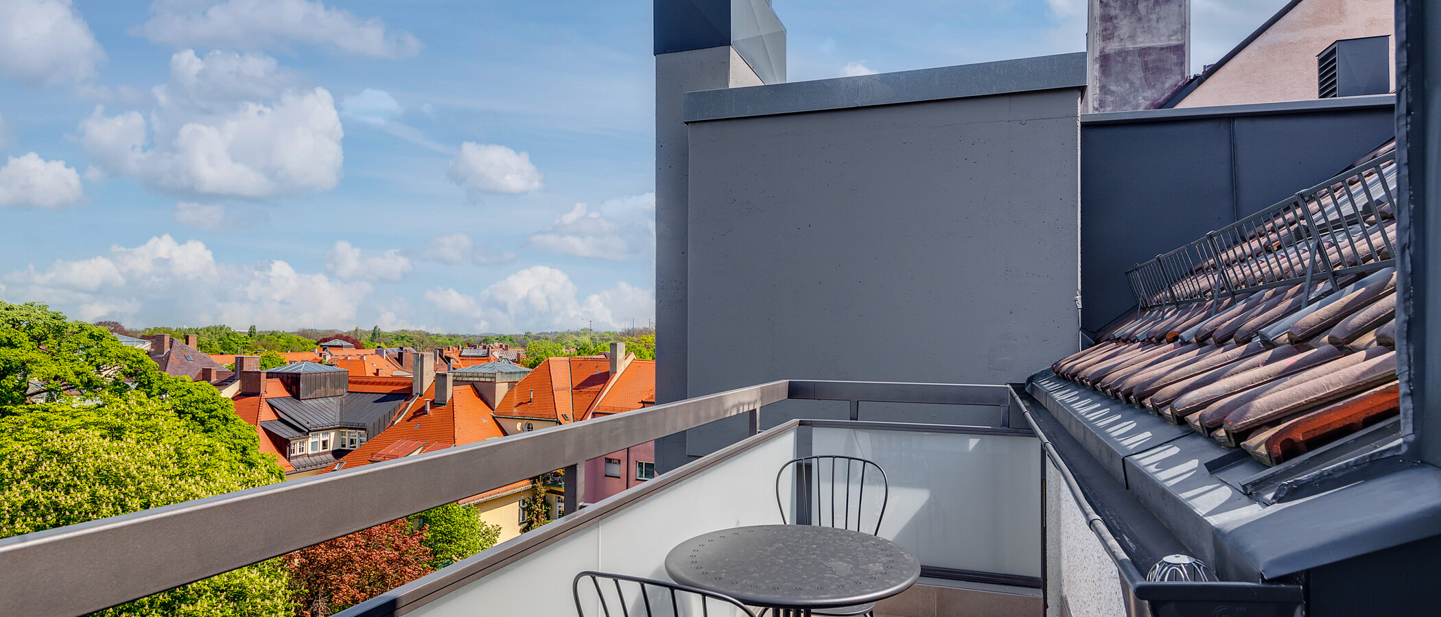 квартира München Altbogenhausen 01 терраса с крышей 11531