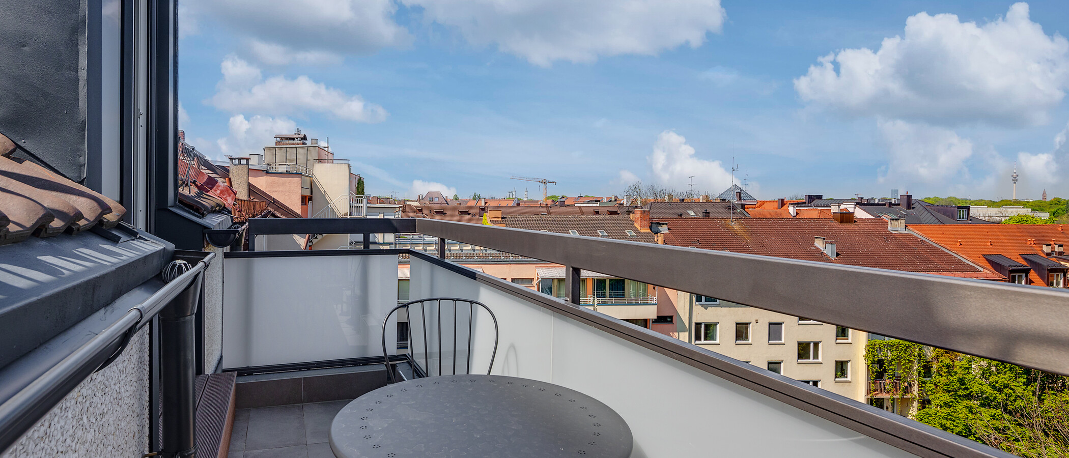 квартира München Altbogenhausen 03 терраса с крышей 11531