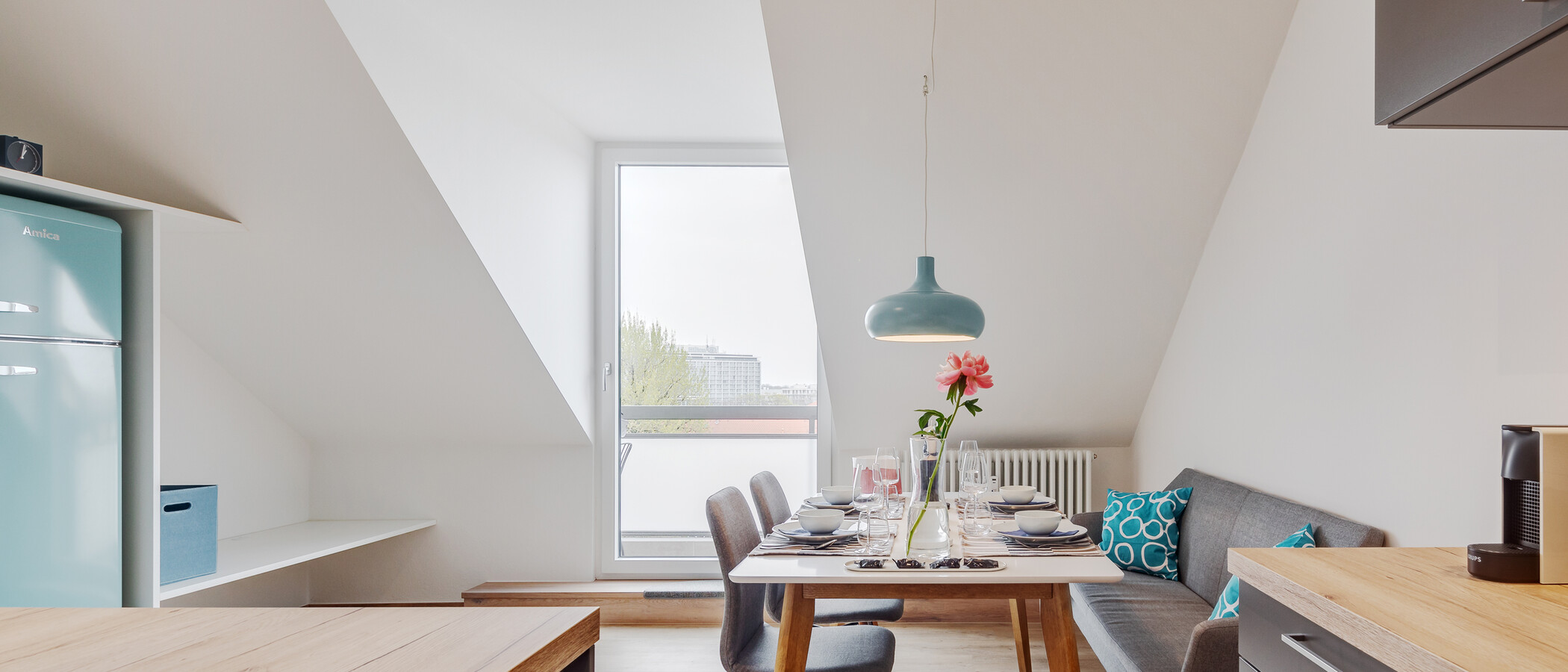 квартира München Altbogenhausen 04 кухня 11532