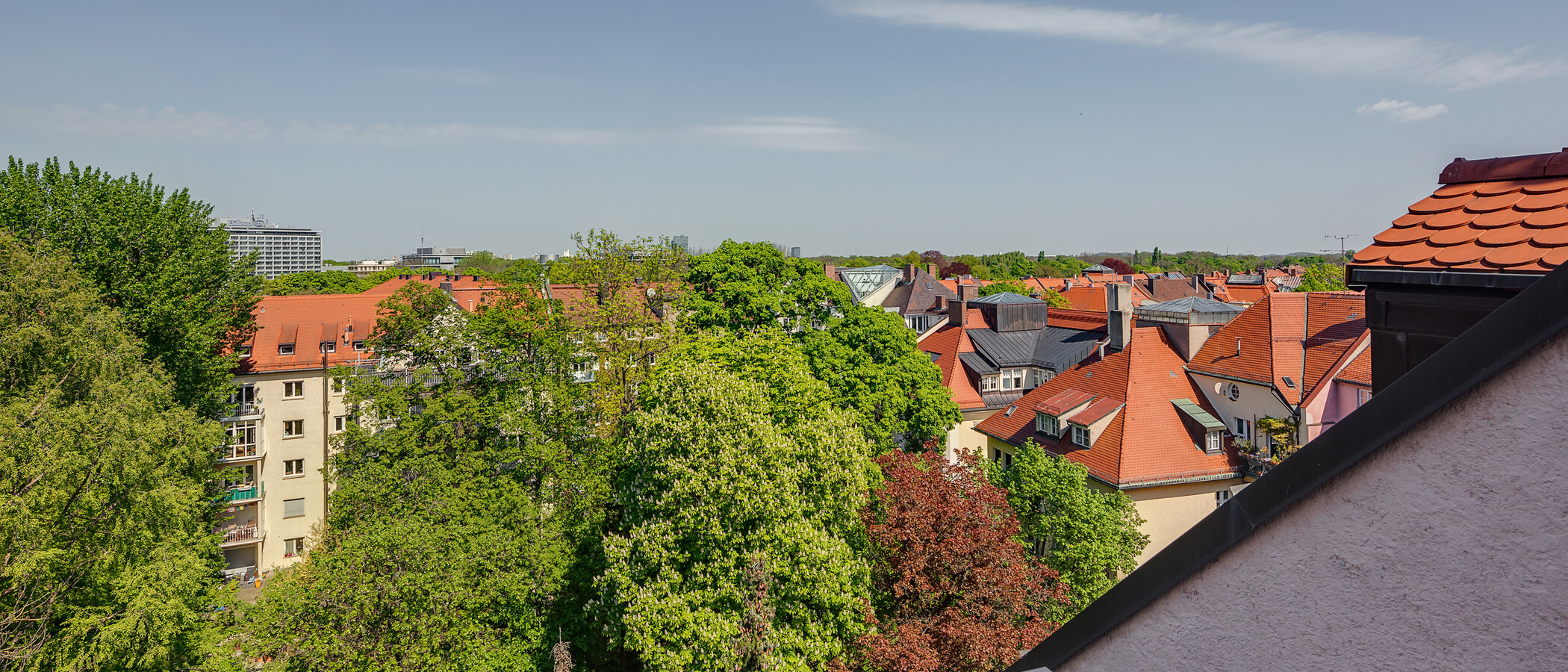 квартира München Altbogenhausen 01 вид из окна 11532