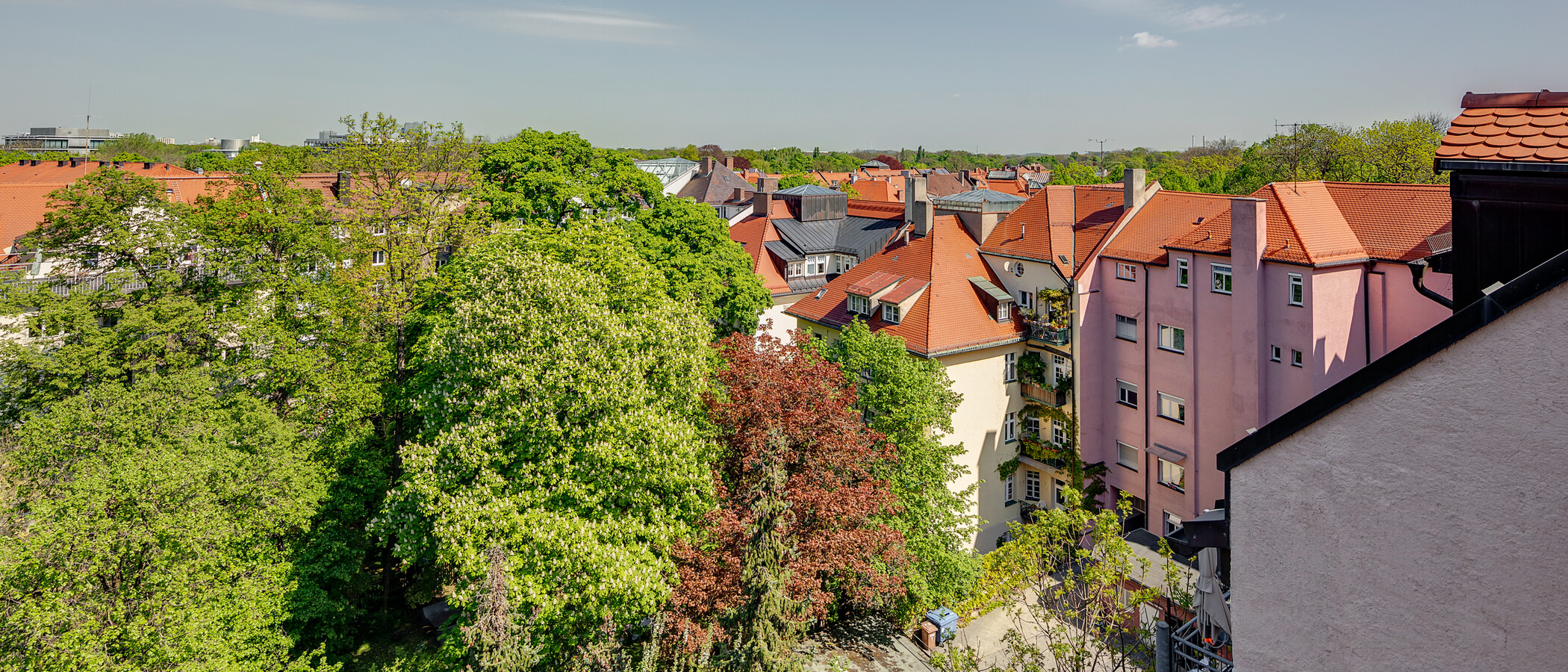 квартира München Altbogenhausen 02 вид из окна 11532