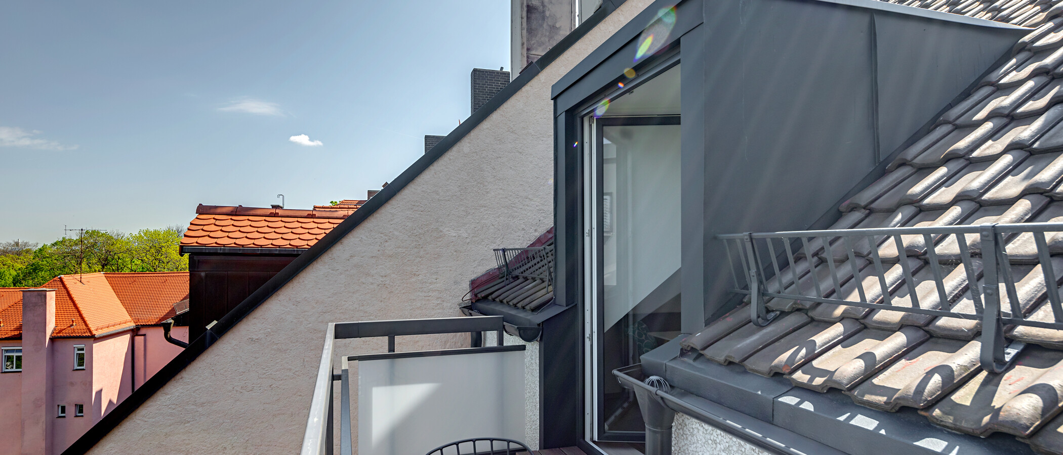 квартира München Altbogenhausen 02 терраса с крышей 11532