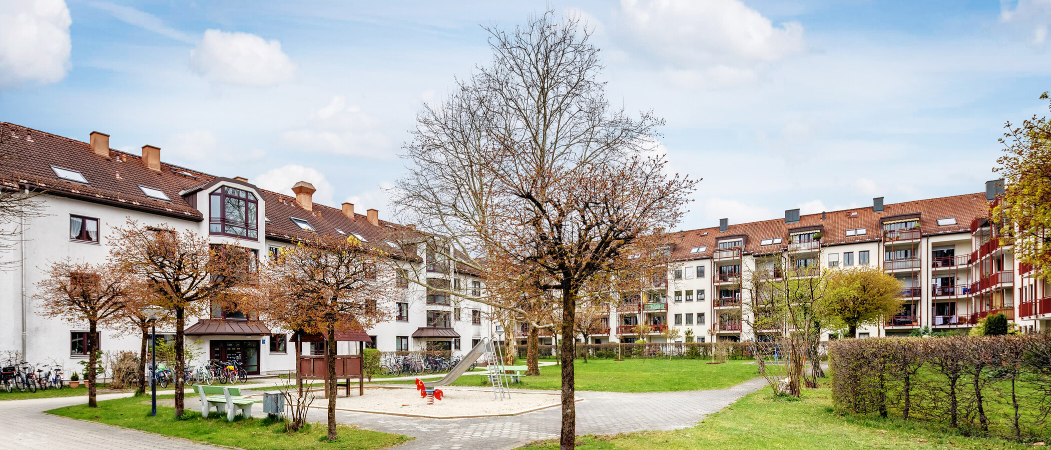 квартира München Untergiesing 01 внутренний двор  11533