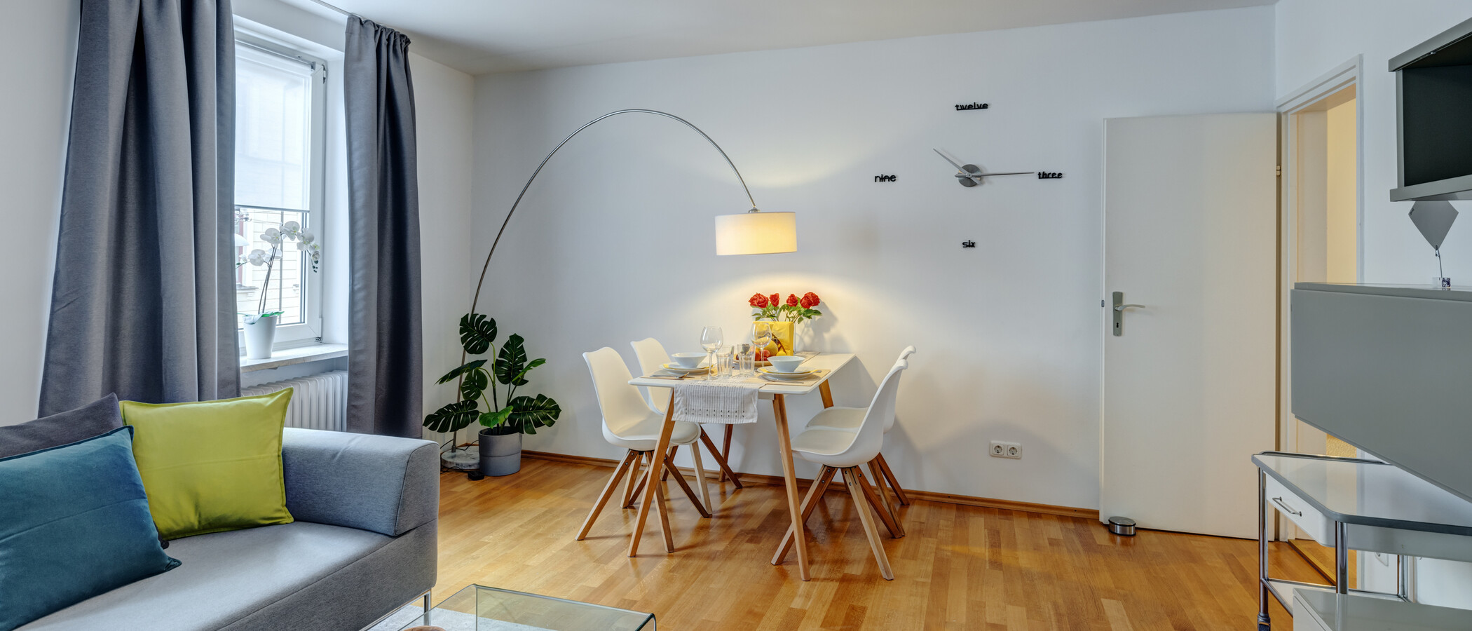 квартира München Lehel 04 гостиная 11536
