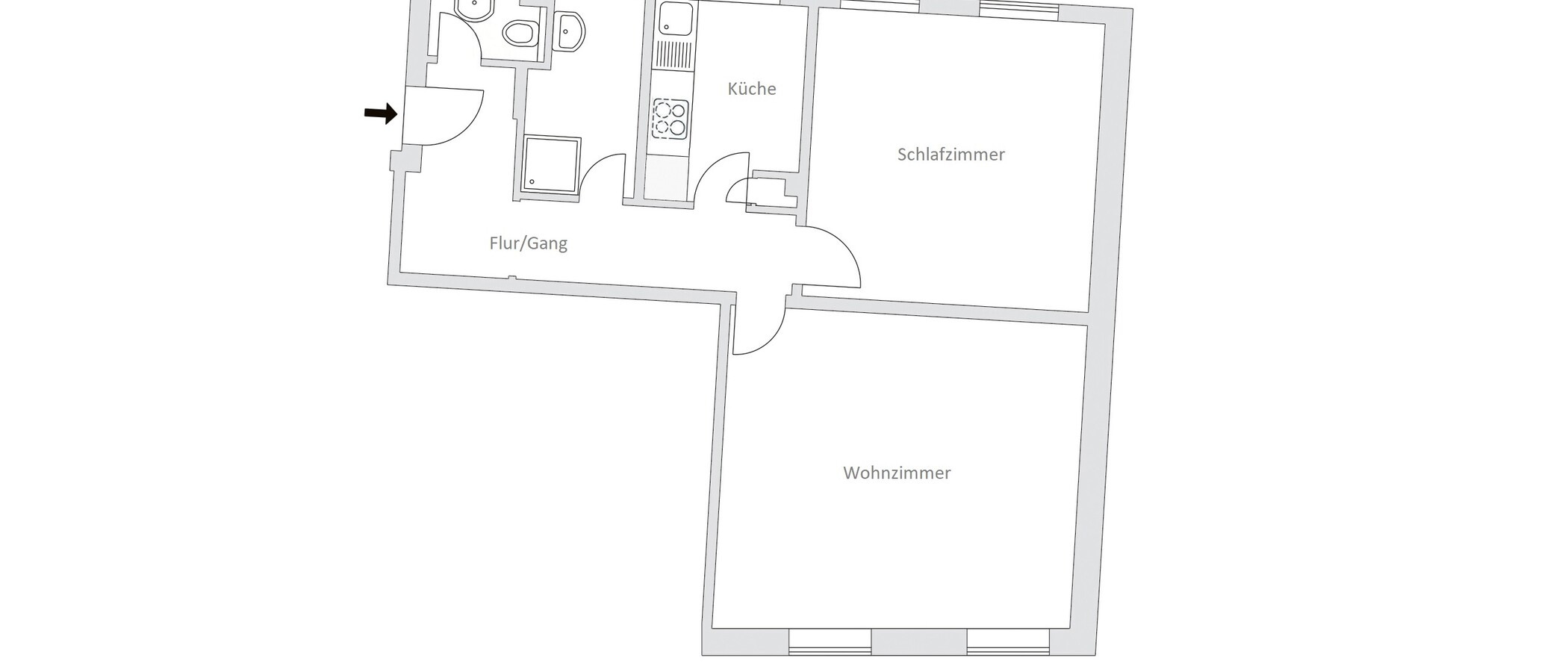 квартира München Lehel 01 план этажа 11536