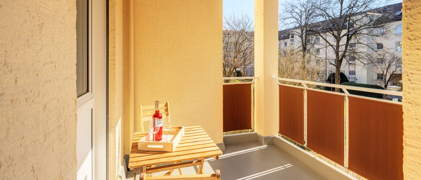 квартира München Schwabing-Nord (zw. Leopoldstraße & Englischen Garten) 01 балкон 11551