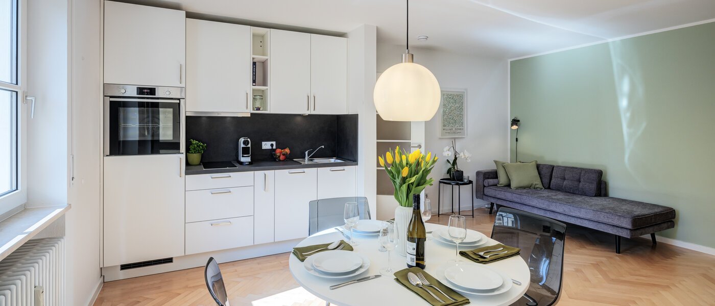 квартира München Schwabing-Nord (zw. Leopoldstraße & Englischen Garten) 01 жилое пространство 11551