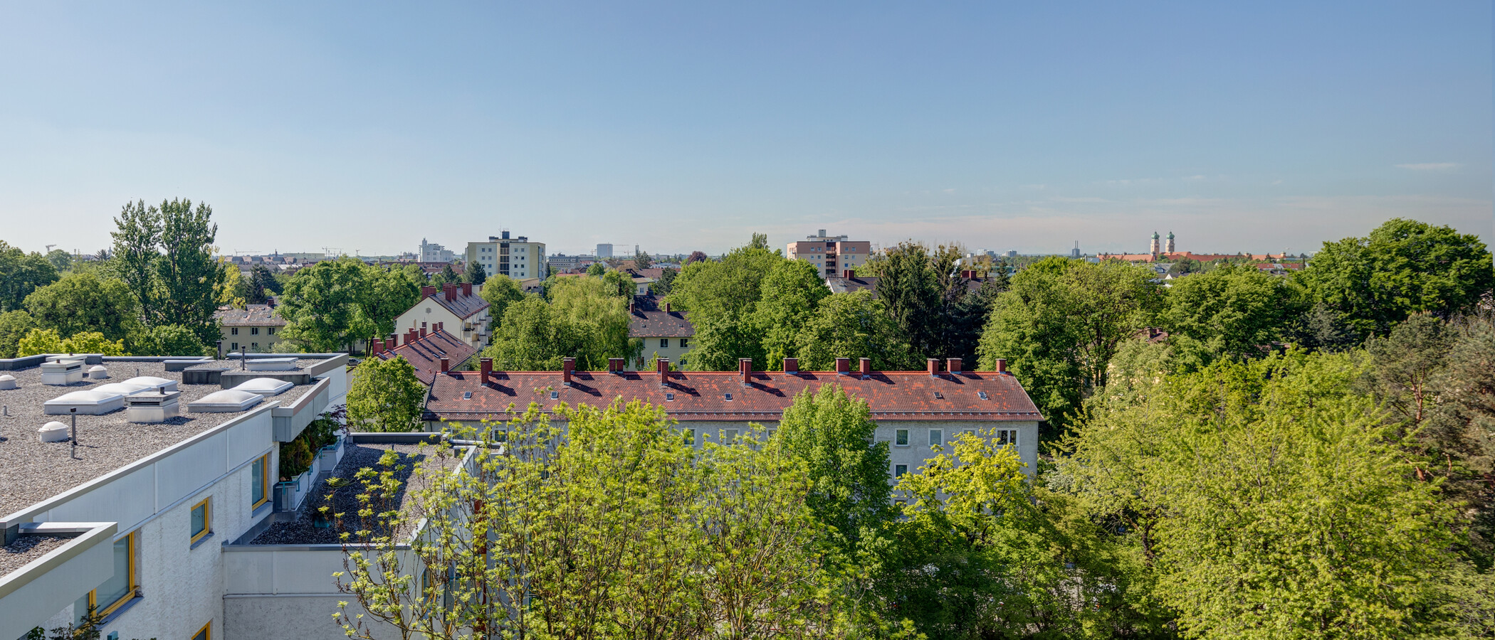 квартира München Sendling-Westpark 02 вид из окна 11577