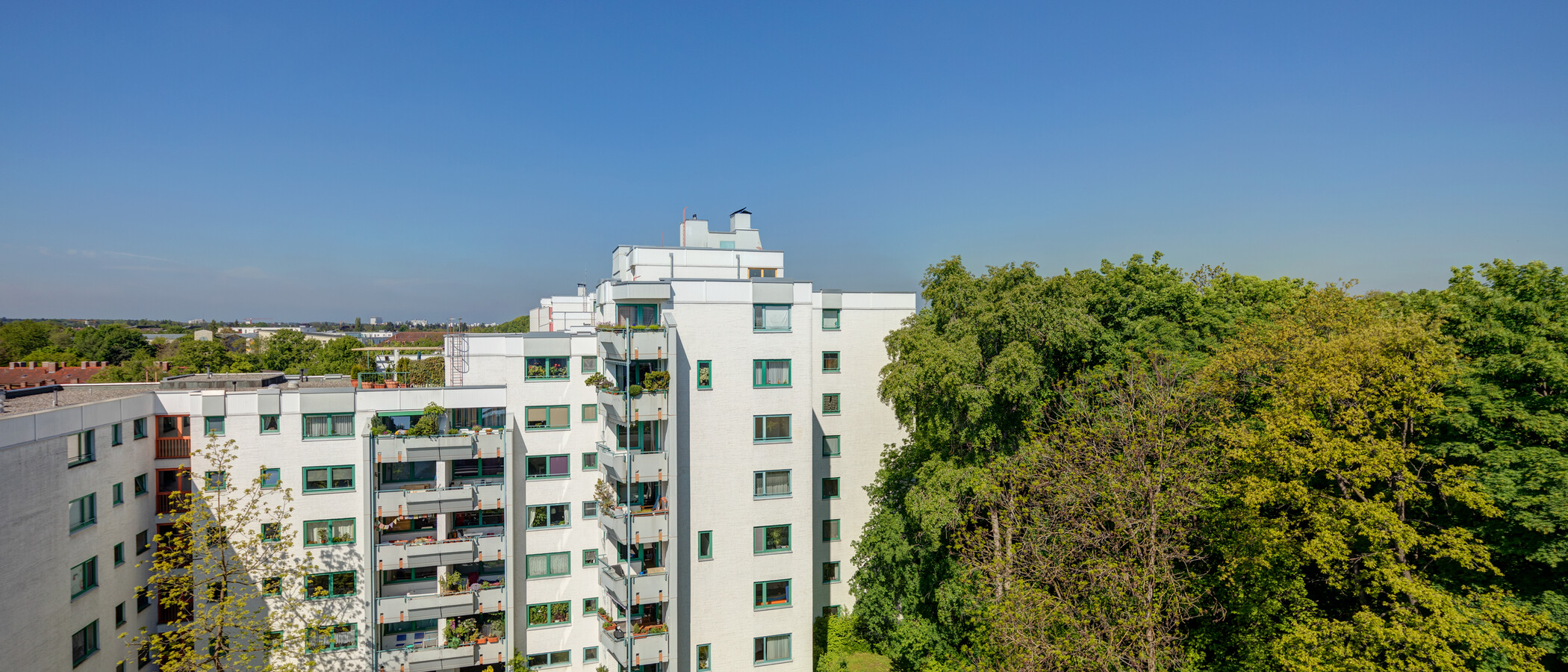 квартира München Sendling-Westpark 03 вид из окна 11577