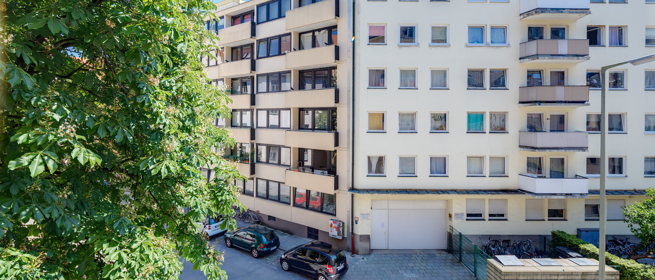 квартира München Obergiesing 01 вид из окна 11593