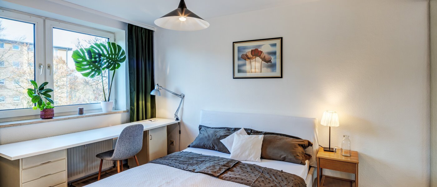 квартира München Parkstadt Bogenhausen 02 спальная комната 1160