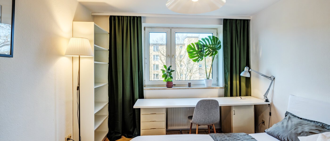 квартира München Parkstadt Bogenhausen 03 спальная комната 1160