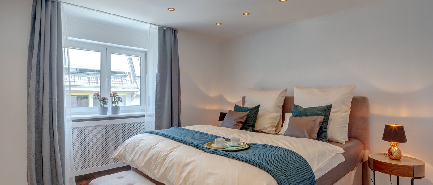 квартира München Schwabing (rechts der Leopoldstraße) 01 спальная комната 11606