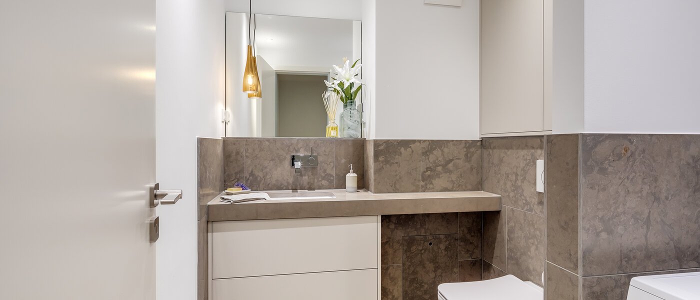 квартира München Maxvorstadt 01 гостевой туалет 11609