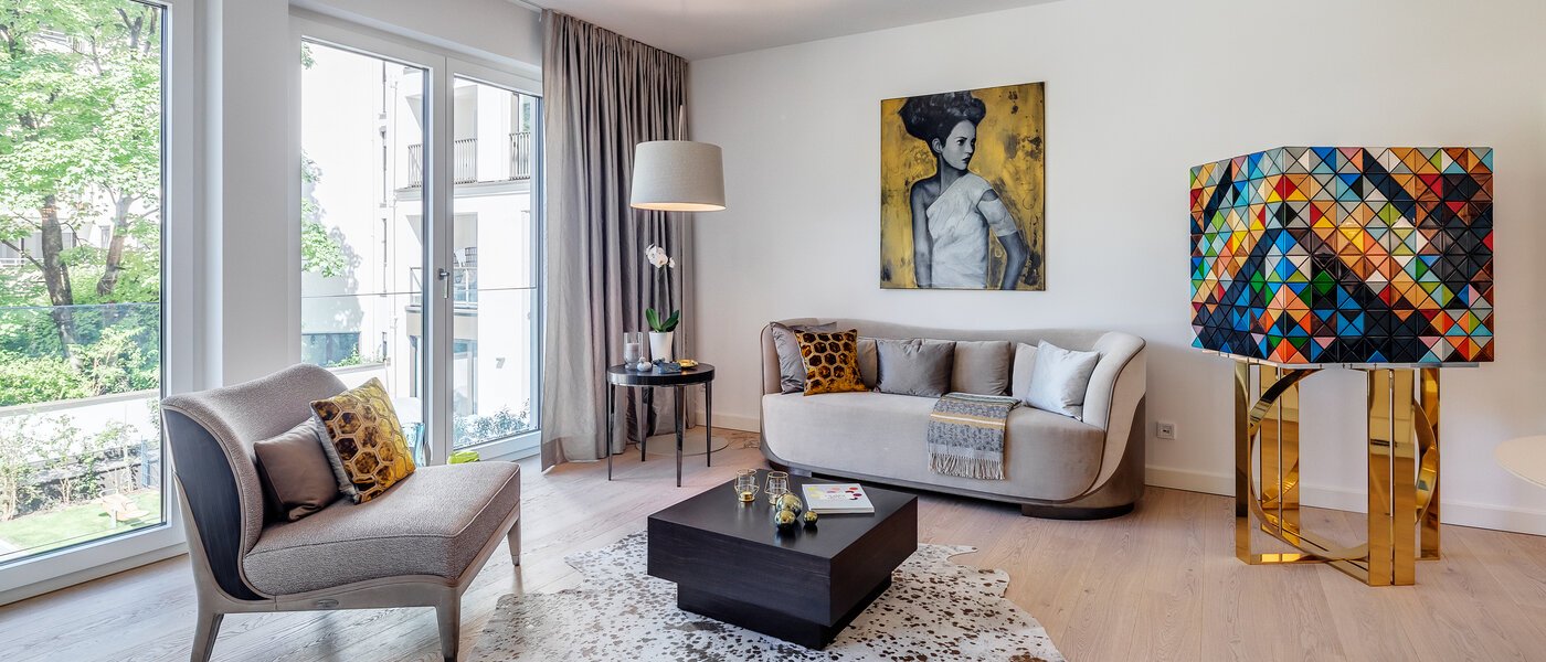 квартира München Maxvorstadt 01 жилое пространство 11609