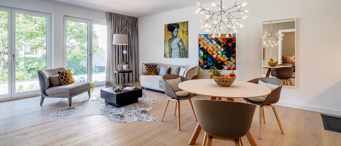 квартира München Maxvorstadt 02 жилое пространство 11609