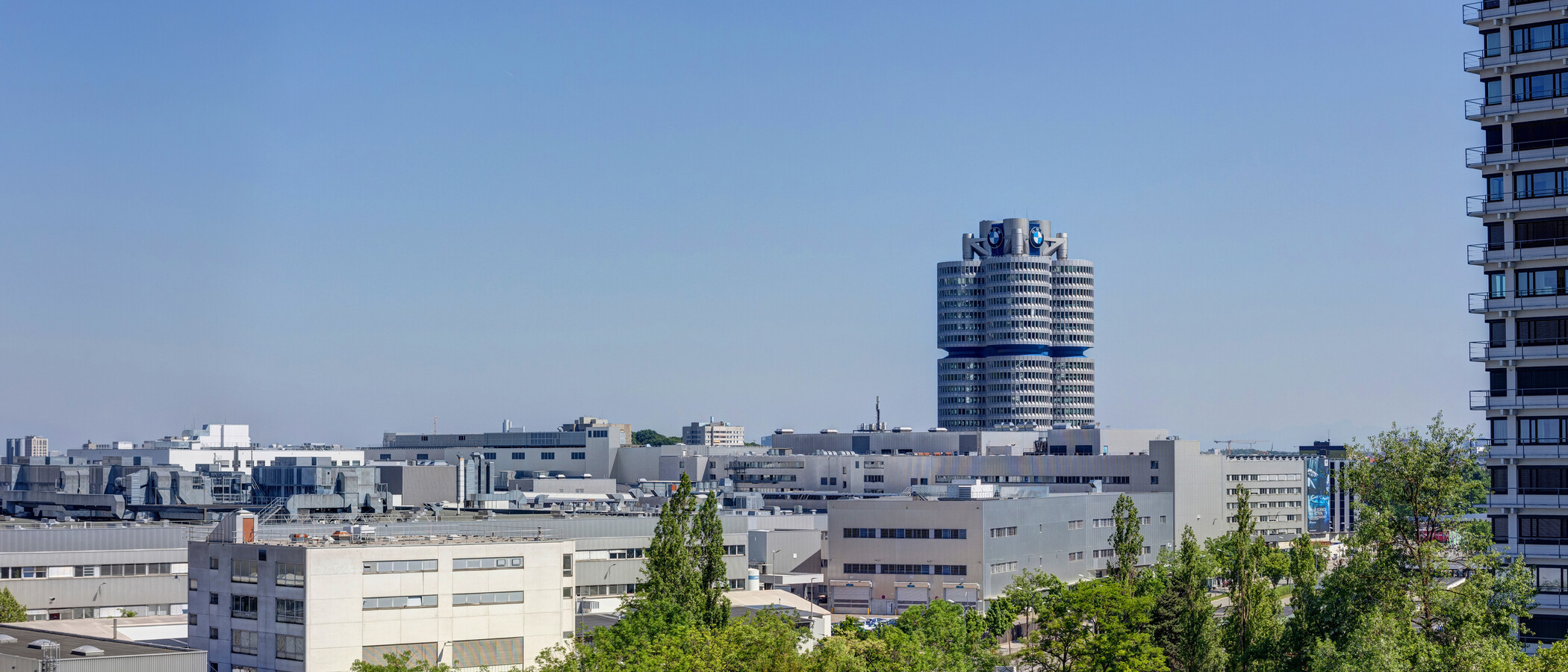 квартира München Olympiadorf 01 вид из окна 11620