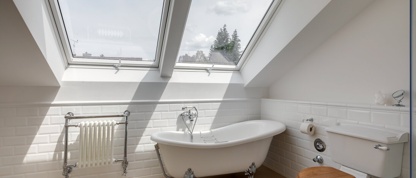 мансардная квартира Feldafing Tutzing 01 ванная комната 11697