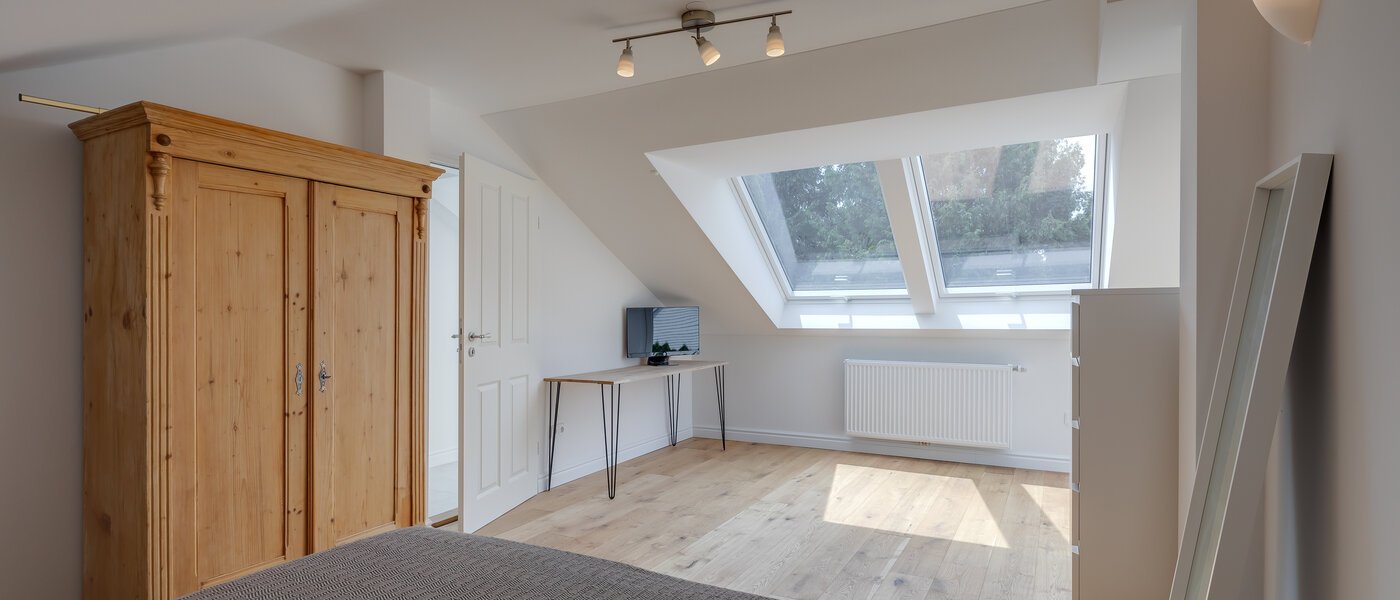 мансардная квартира Feldafing Tutzing 03 спальная комната 11697