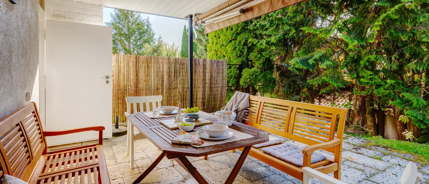 квартира с садом Feldafing 02 терраса 11698