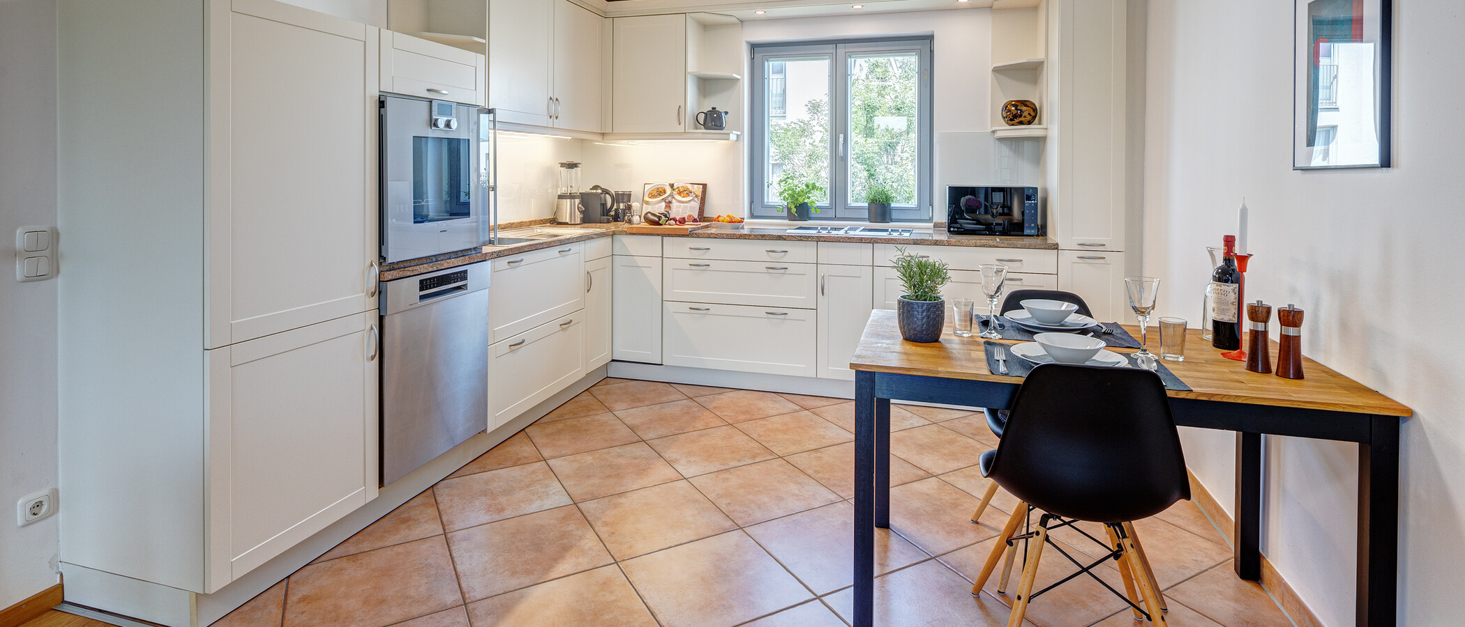 квартира München Messestadt Riem 01 кухня 11711