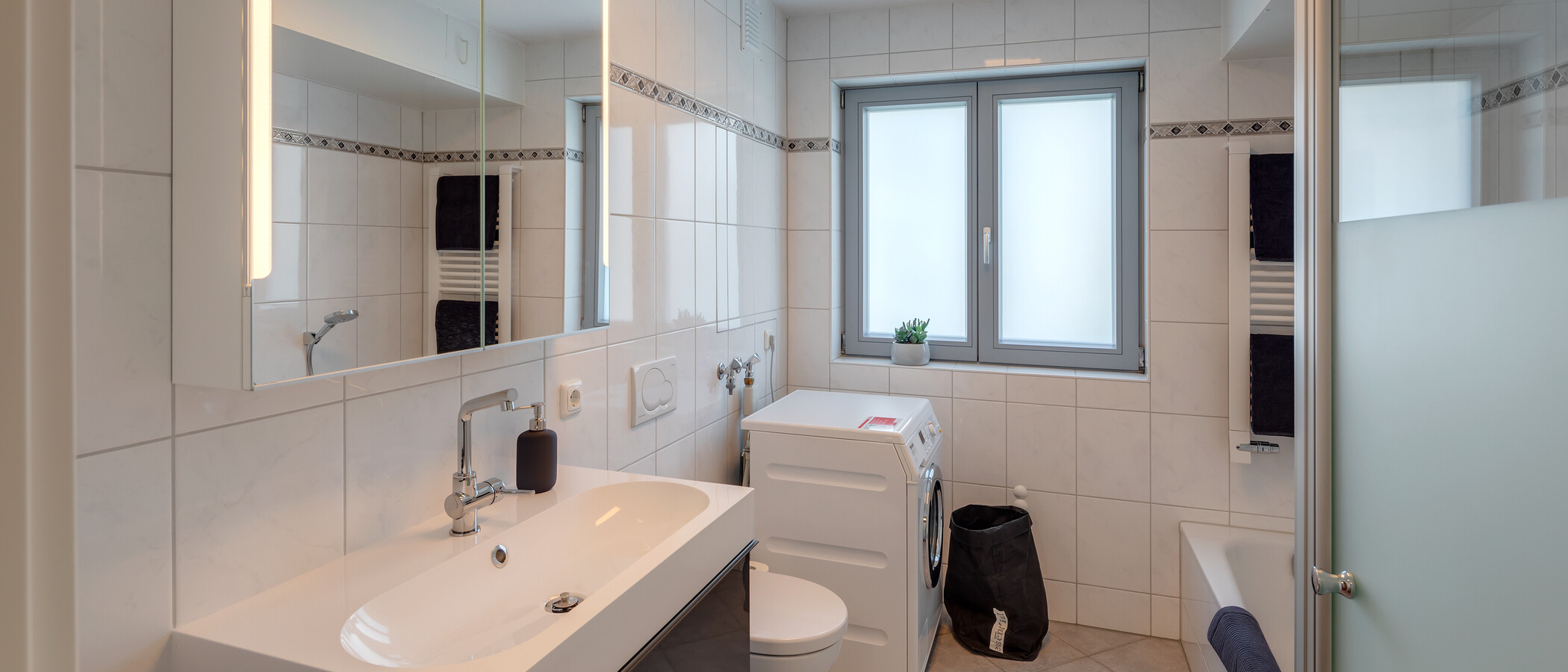квартира München Messestadt Riem 01 ванная комната 11711