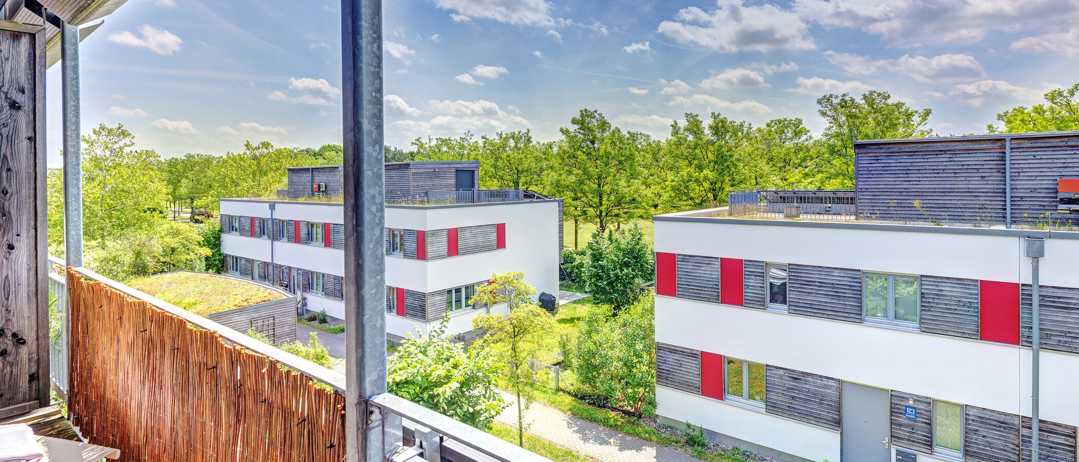 квартира München Messestadt Riem 01 вид из окна 11711