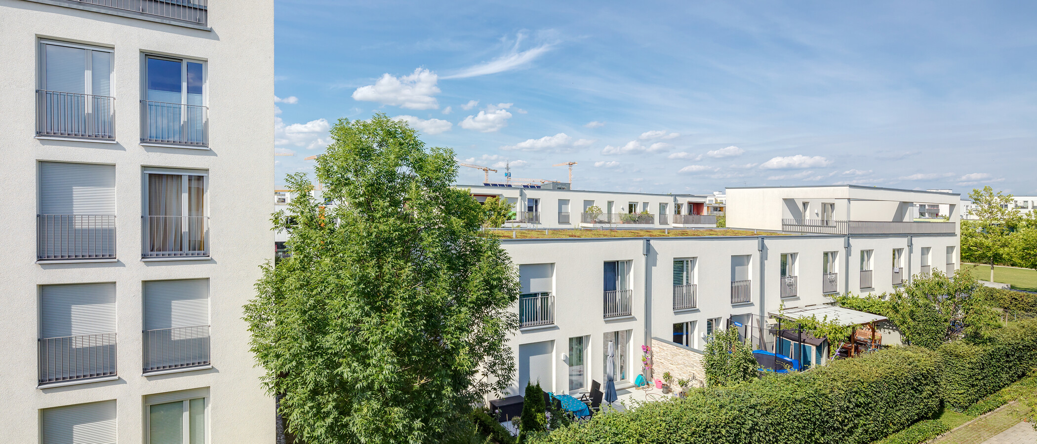 квартира München Messestadt Riem 02 вид из окна 11711
