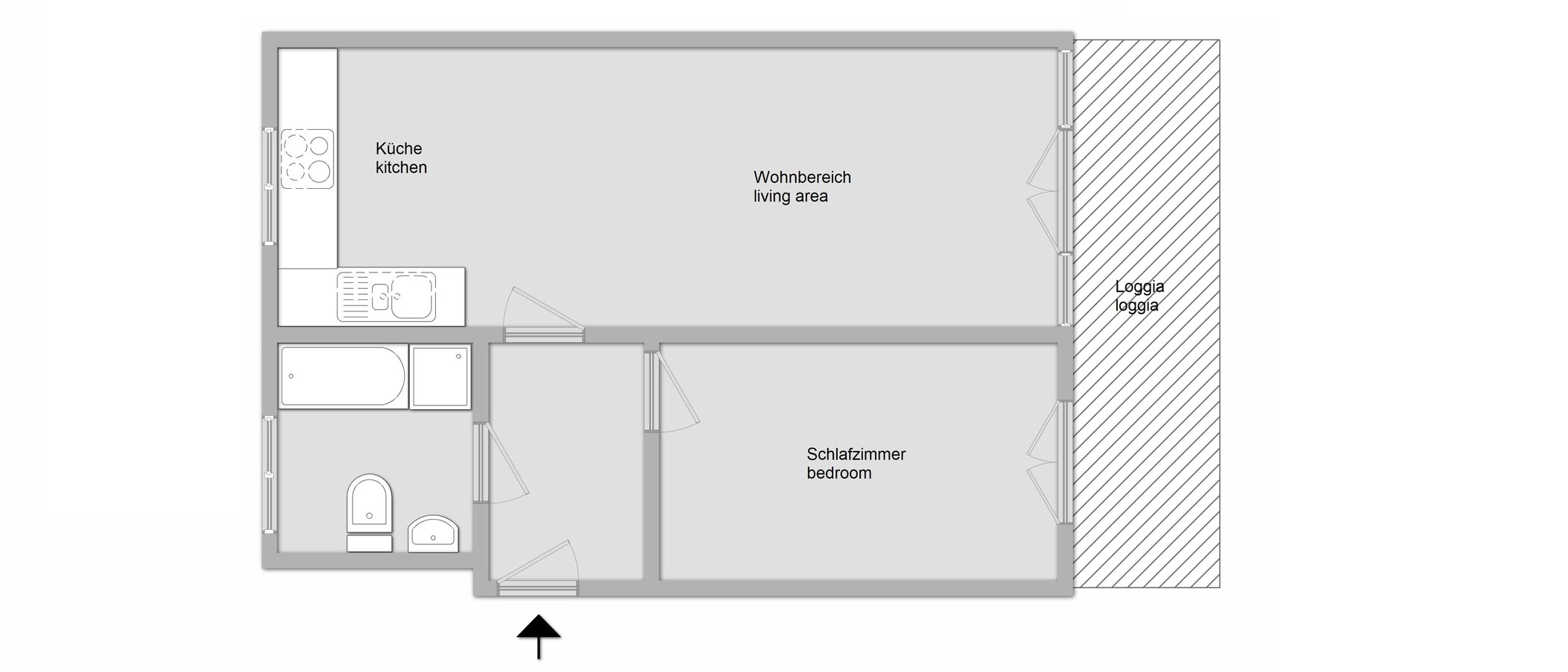 квартира München Messestadt Riem 01 план этажа 11711
