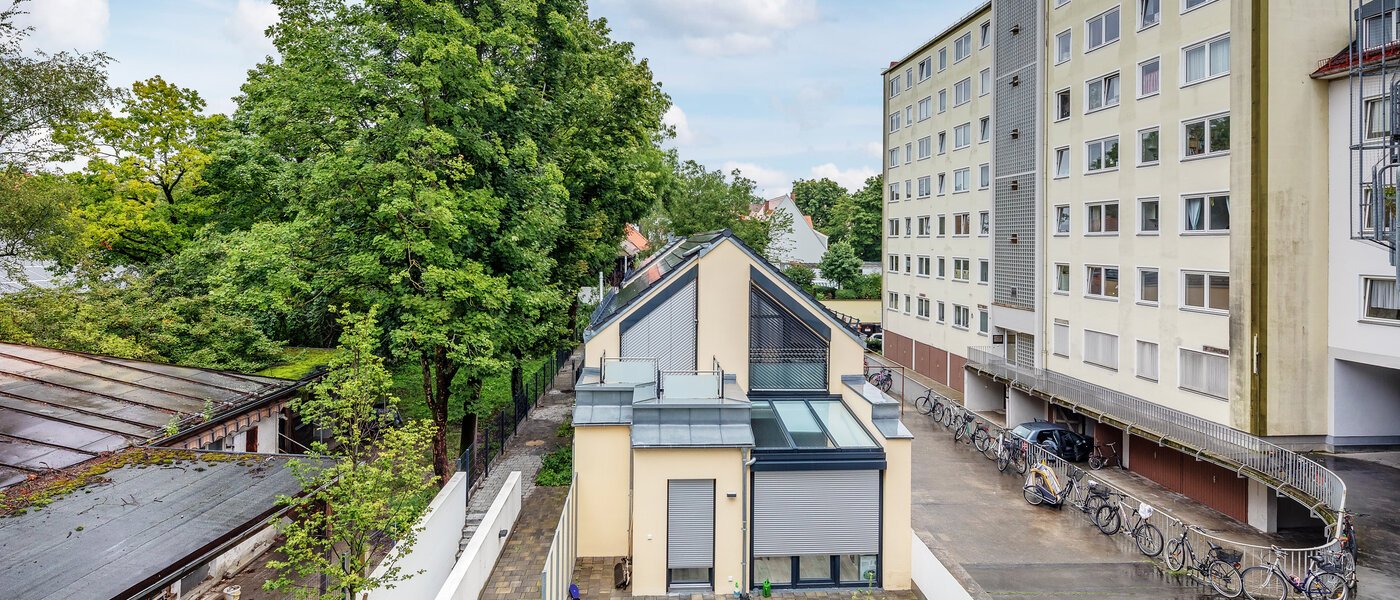 квартира München Milbertshofen 02 вид из окна 11770