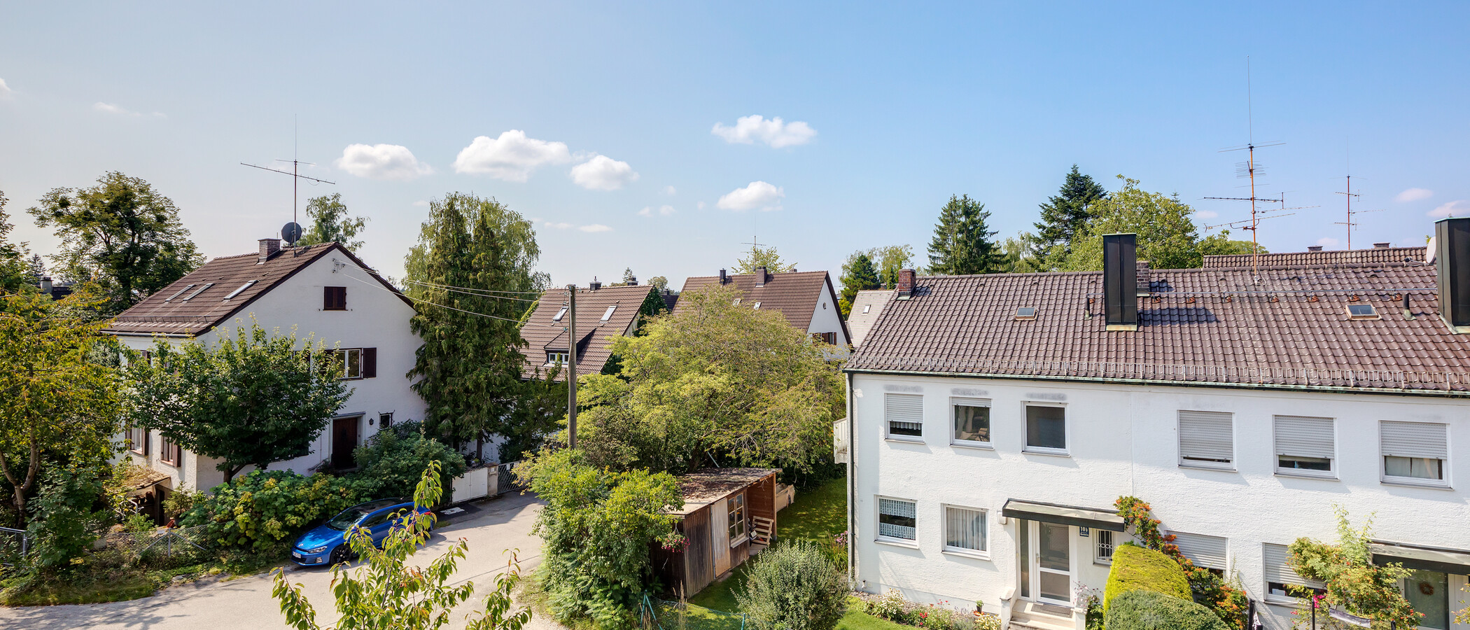 мансардная квартира München Großhadern 02 вид из окна 11784