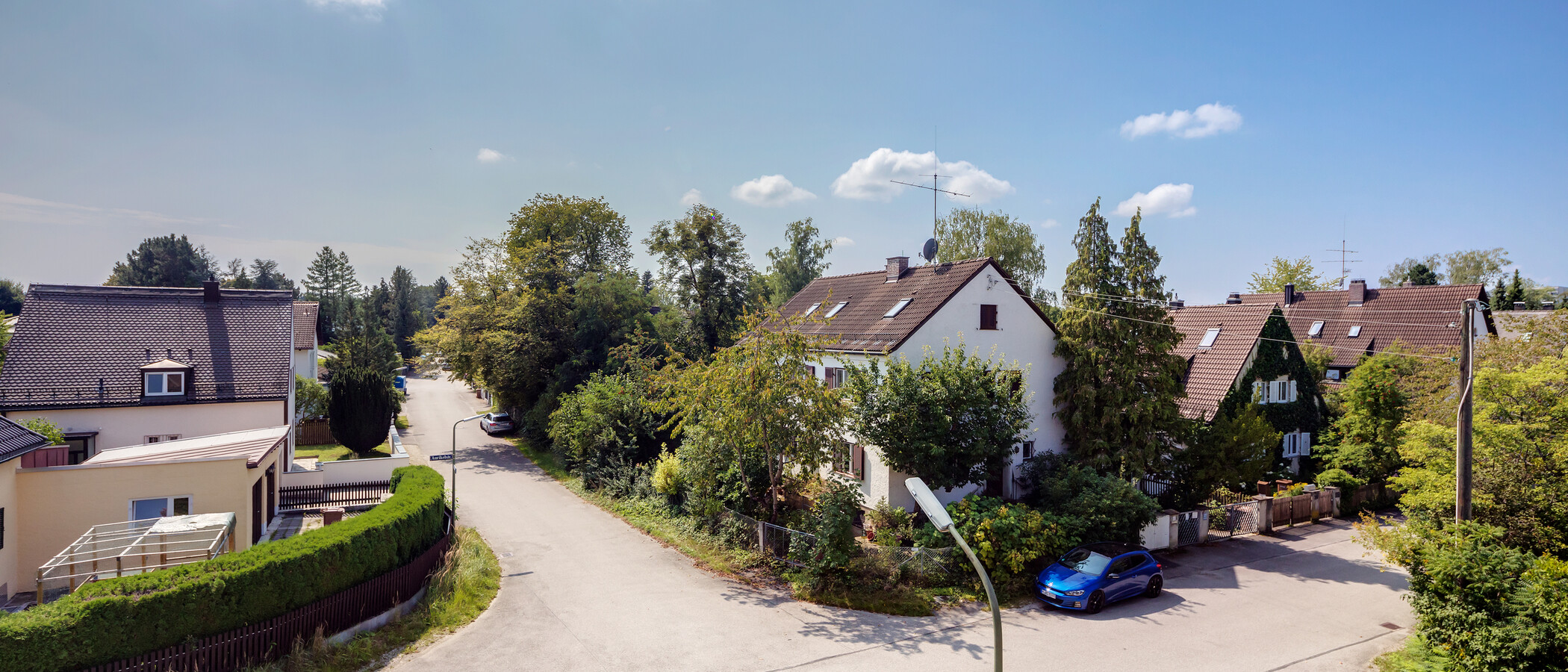 мансардная квартира München Großhadern 04 вид из окна 11784