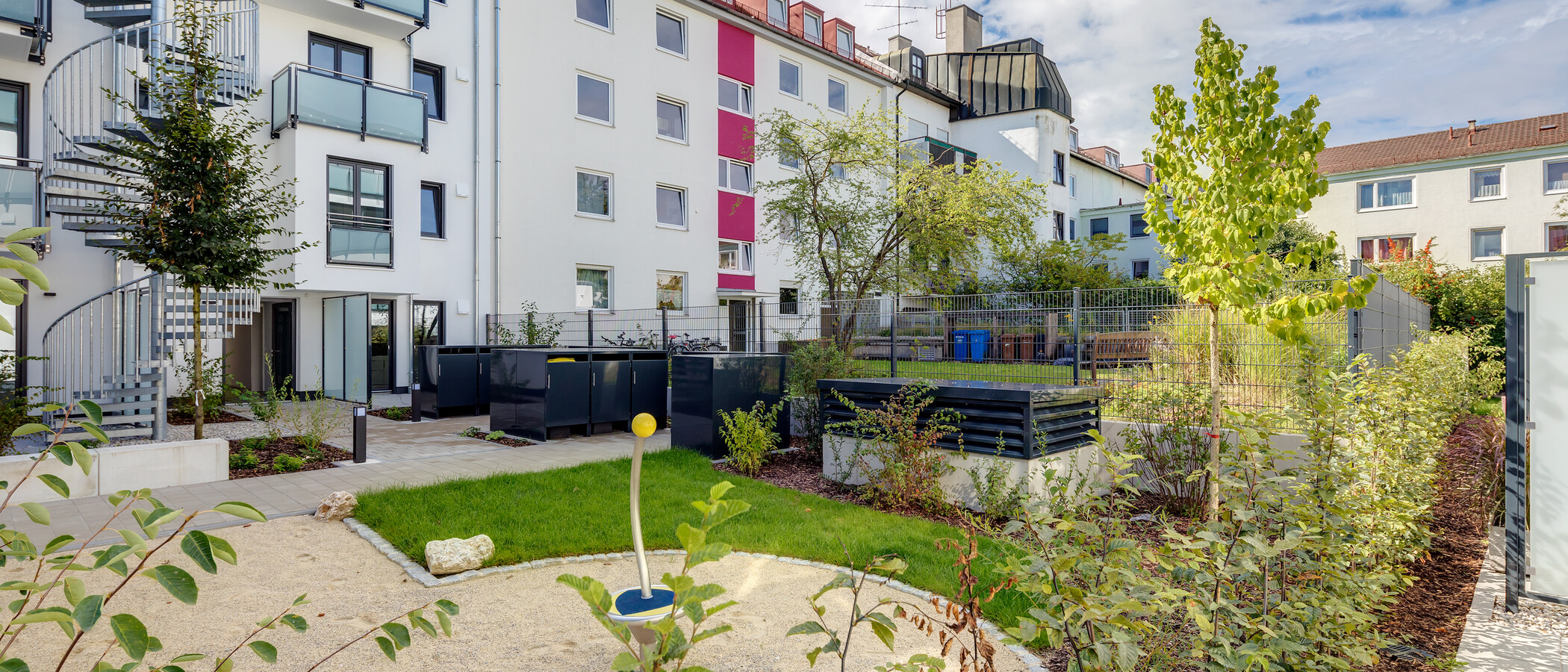 квартира München Milbertshofen 02 вид из окна 11804