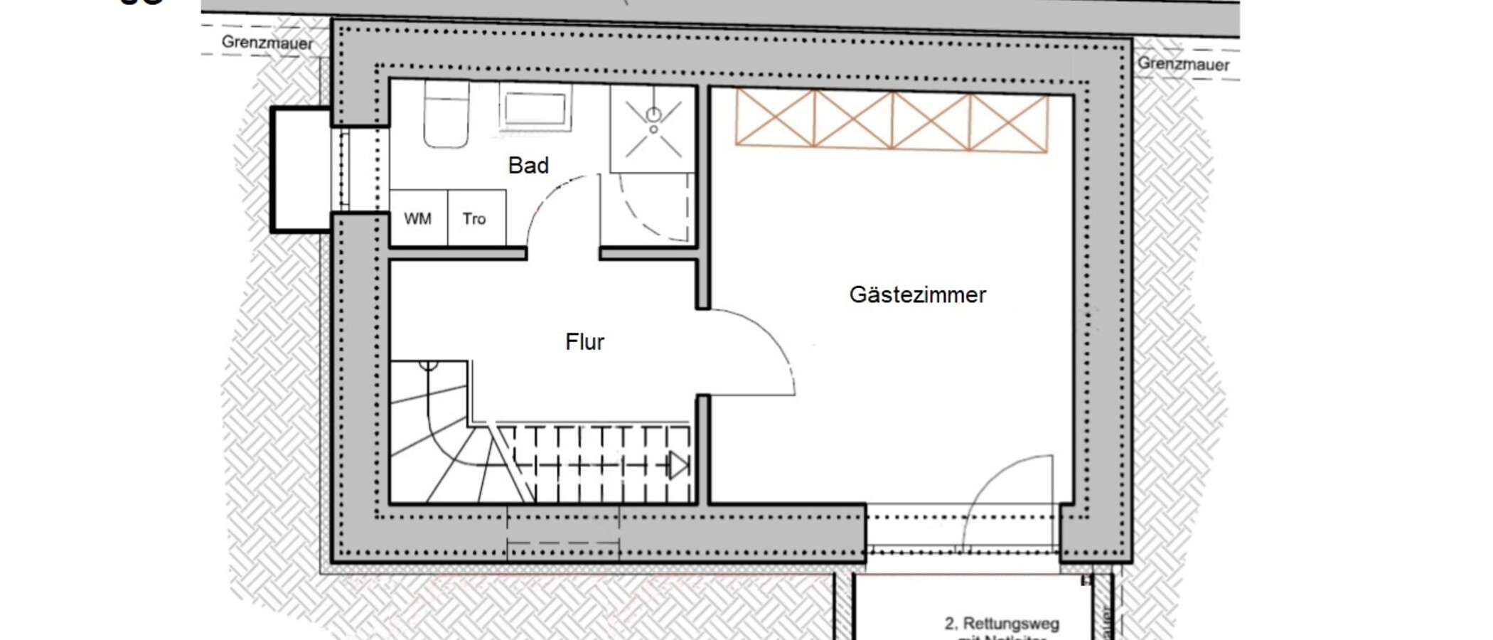 двухэтажная квартира München Westend 03 план этажа 11814