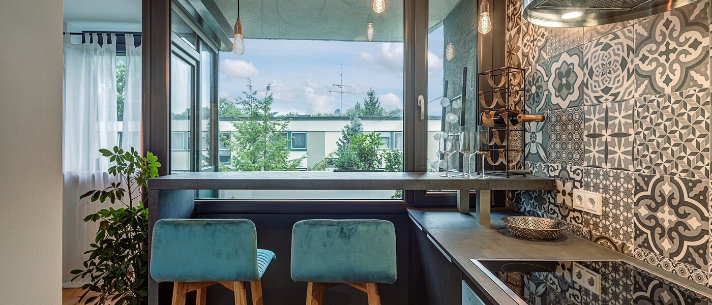 квартира München Untergiesing 04 кухня 11816