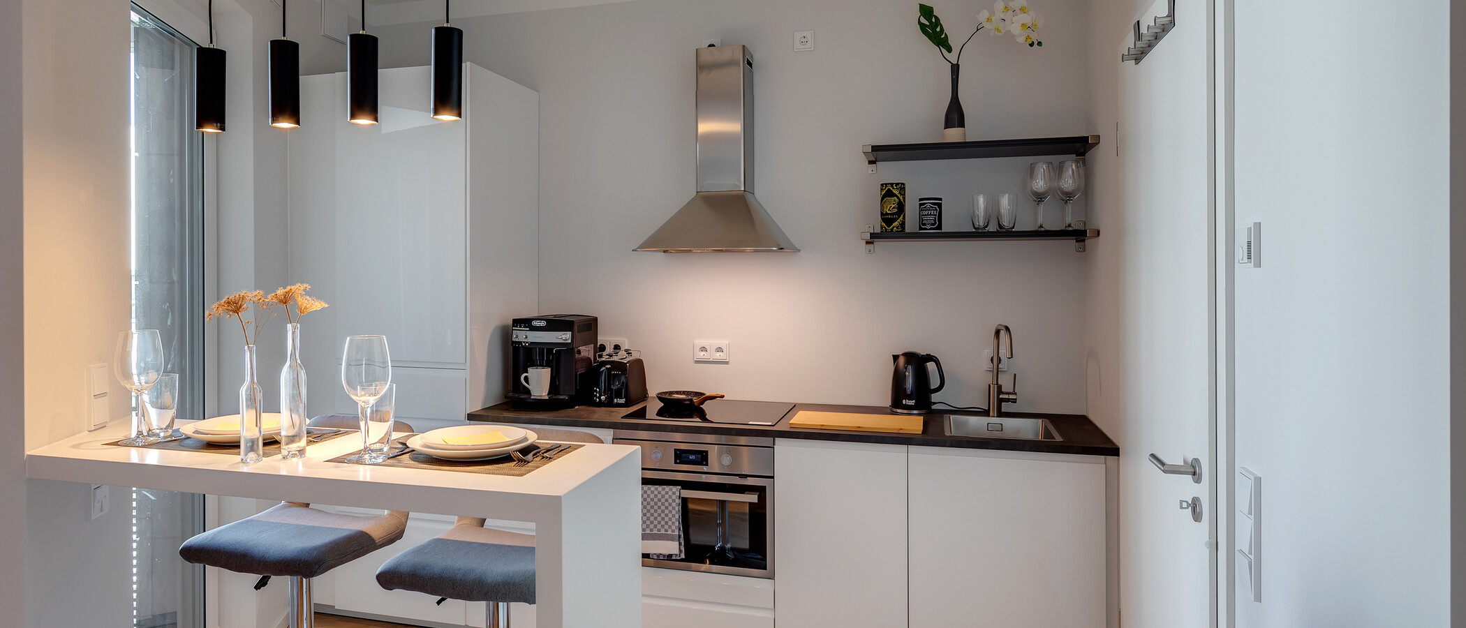 квартира München Neuhausen 01 кухня 11831