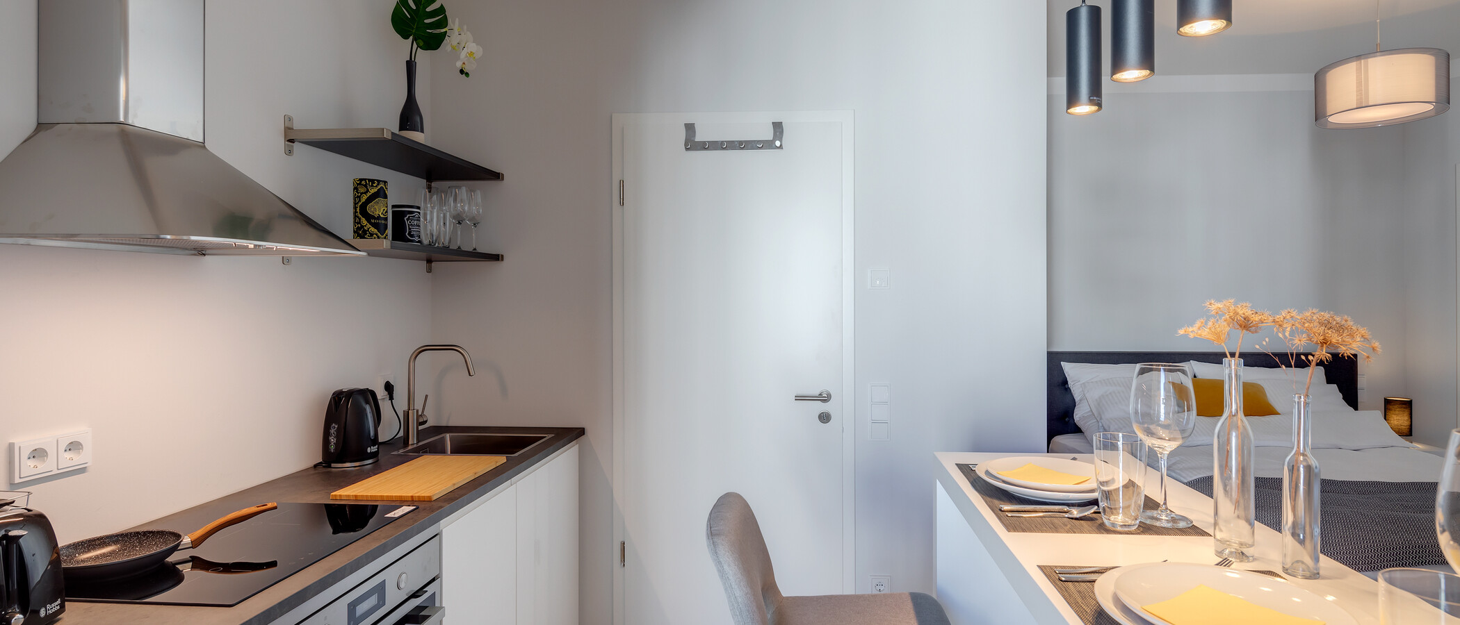 квартира München Neuhausen 04 кухня 11831
