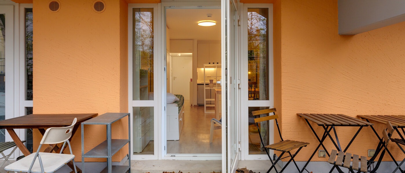 квартира München Schlachthofviertel 01 терраса 11848