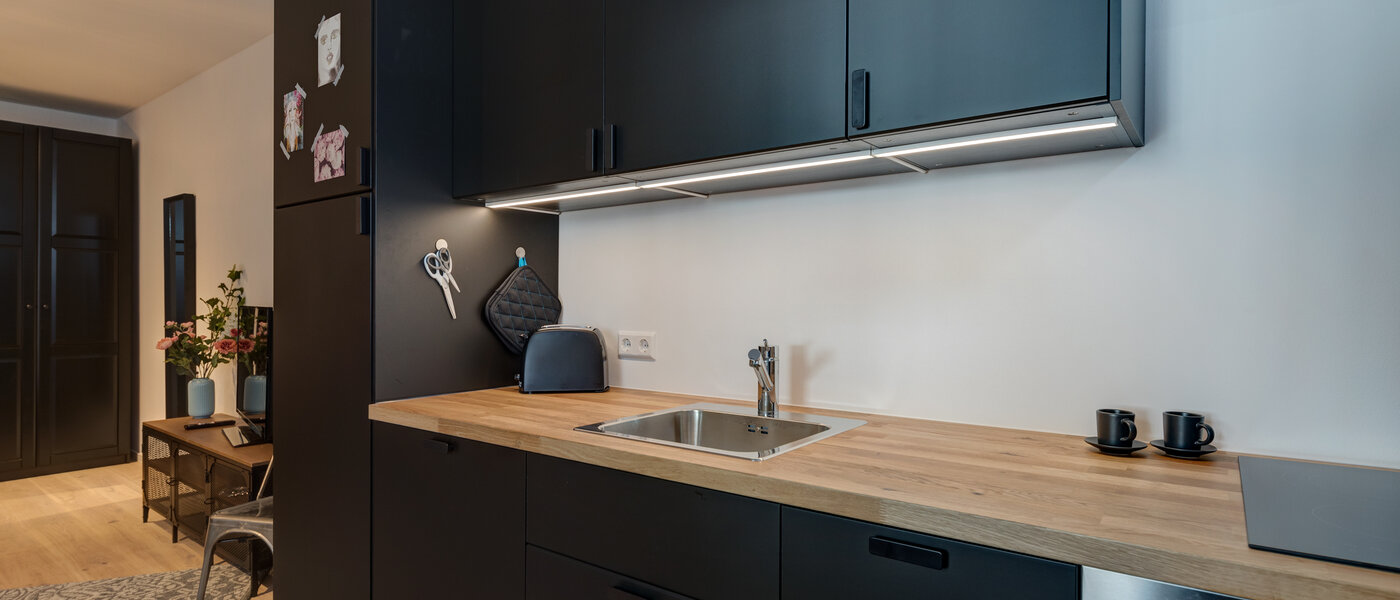 квартира München Neuhausen 02 кухня 11862