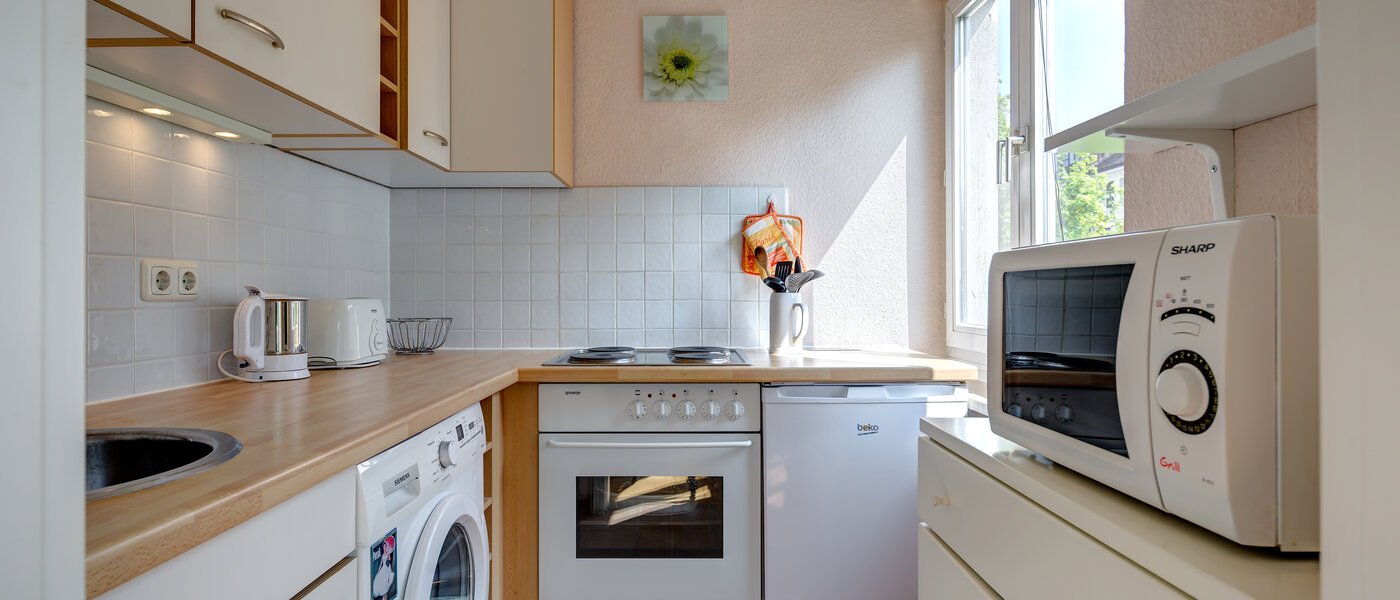 квартира München Schwabing-West (rund um den Hohenzollernplatz) 01 кухня 1187