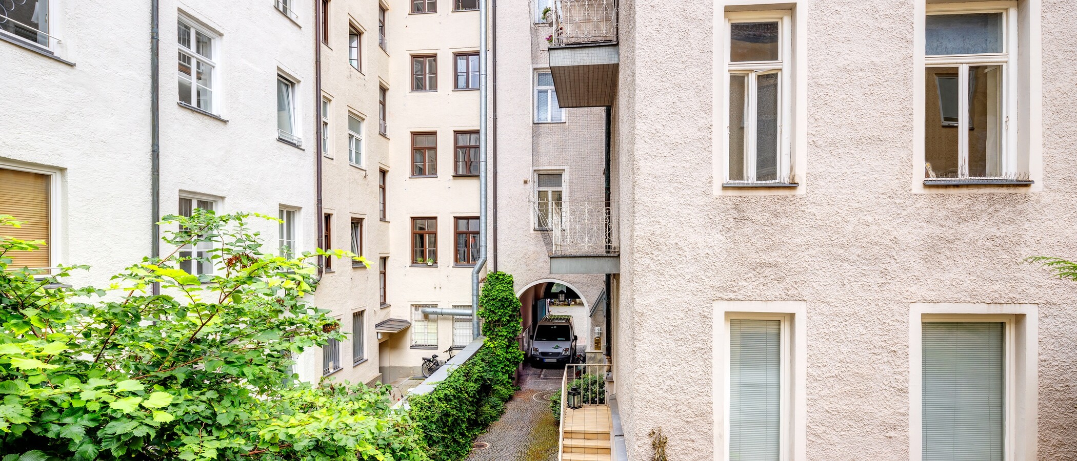 квартира München Lehel 01 вид из окна 11889