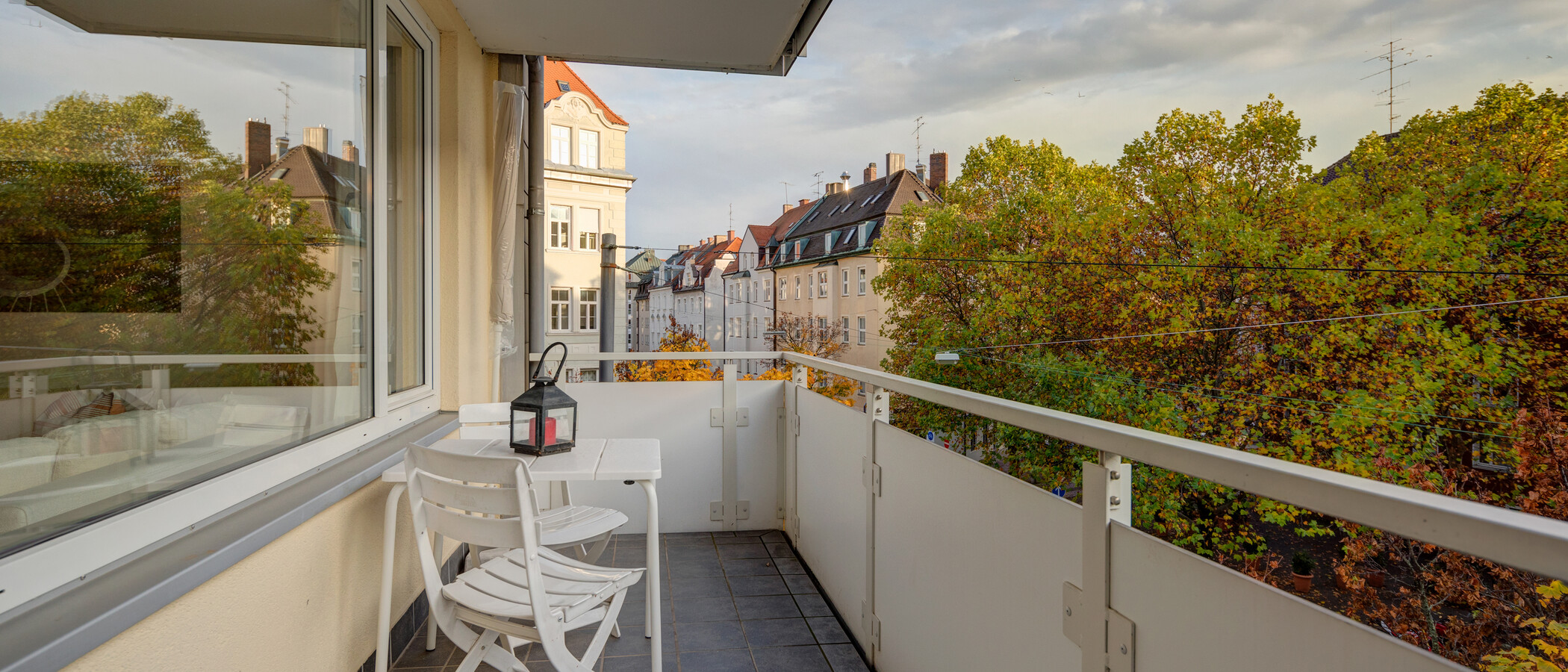 квартира München Schwabing (links der Leopoldstraße) 01 балкон 11895