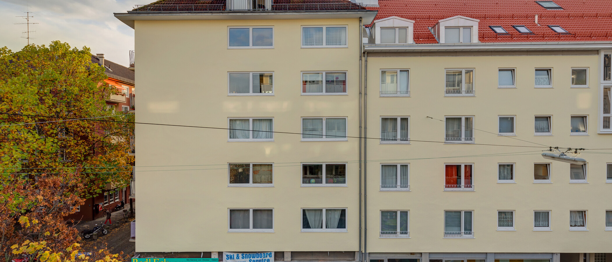 квартира München Schwabing (links der Leopoldstraße) 04 вид из окна 11895
