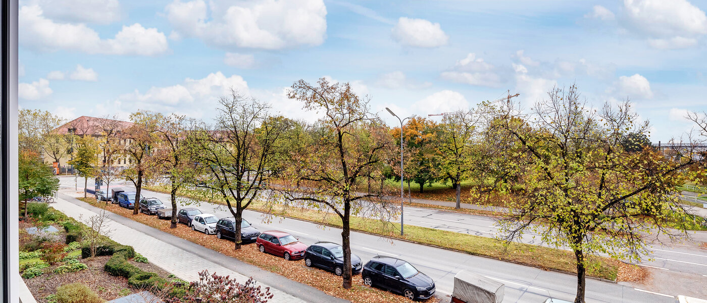 квартира München Schwabing-West (rund um den Hohenzollernplatz) 01 вид из окна 11899
