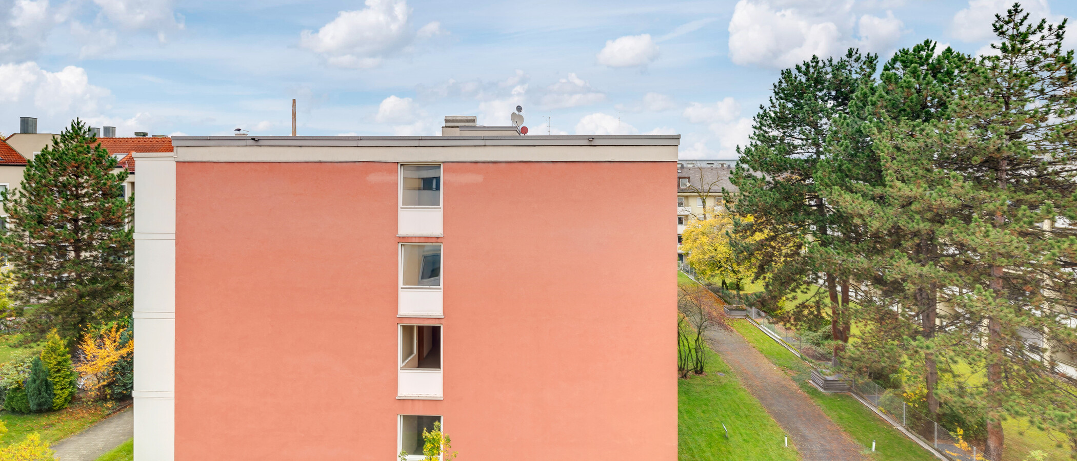 квартира München Berg am Laim 03 вид из окна 11909