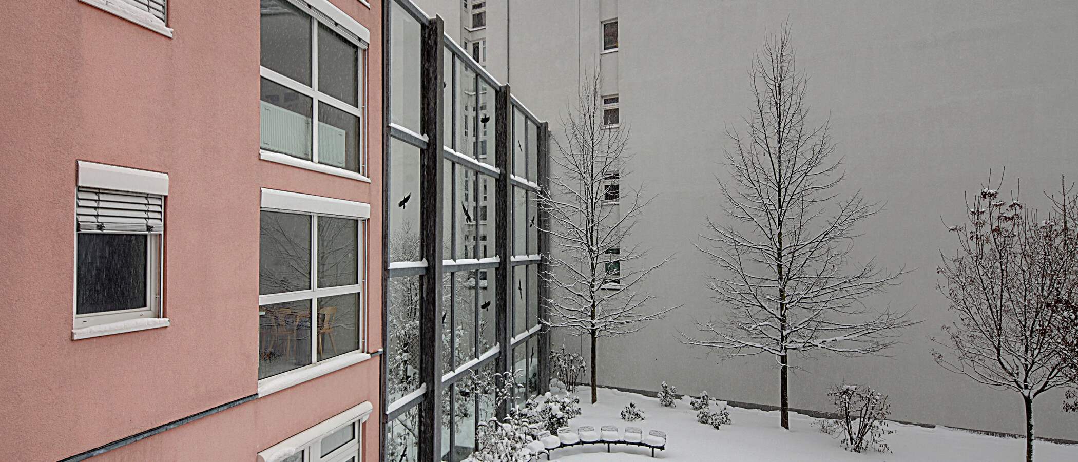 квартира München Schwabing (links der Leopoldstraße) 02 вид из окна 1191