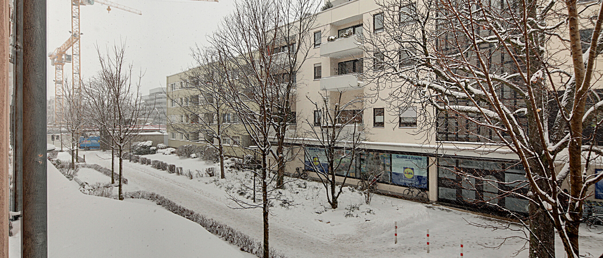 квартира München Schwabing (links der Leopoldstraße) 04 вид из окна 1191