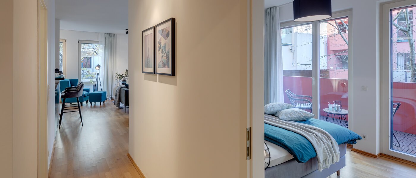 квартира München Schwabing (rechts der Leopoldstraße) 02 коридор 11920