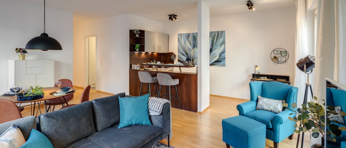 квартира München Schwabing (rechts der Leopoldstraße) 02 жилое пространство 11920